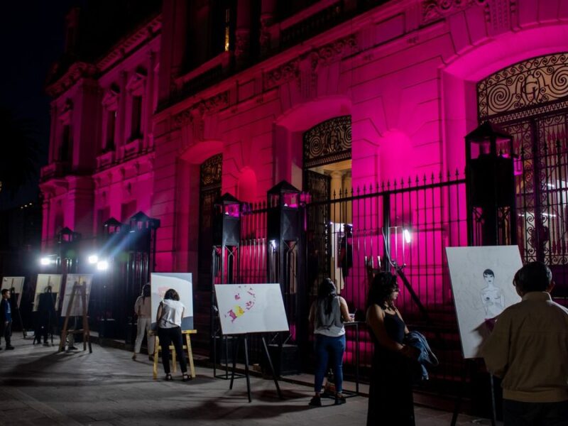 Inauguración de la Muestra «Retratos Rosas» en Casa de Gobierno